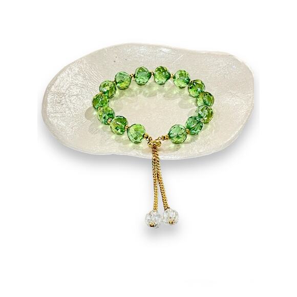 Green Swarovski Bracelet - Picture 4 of 14